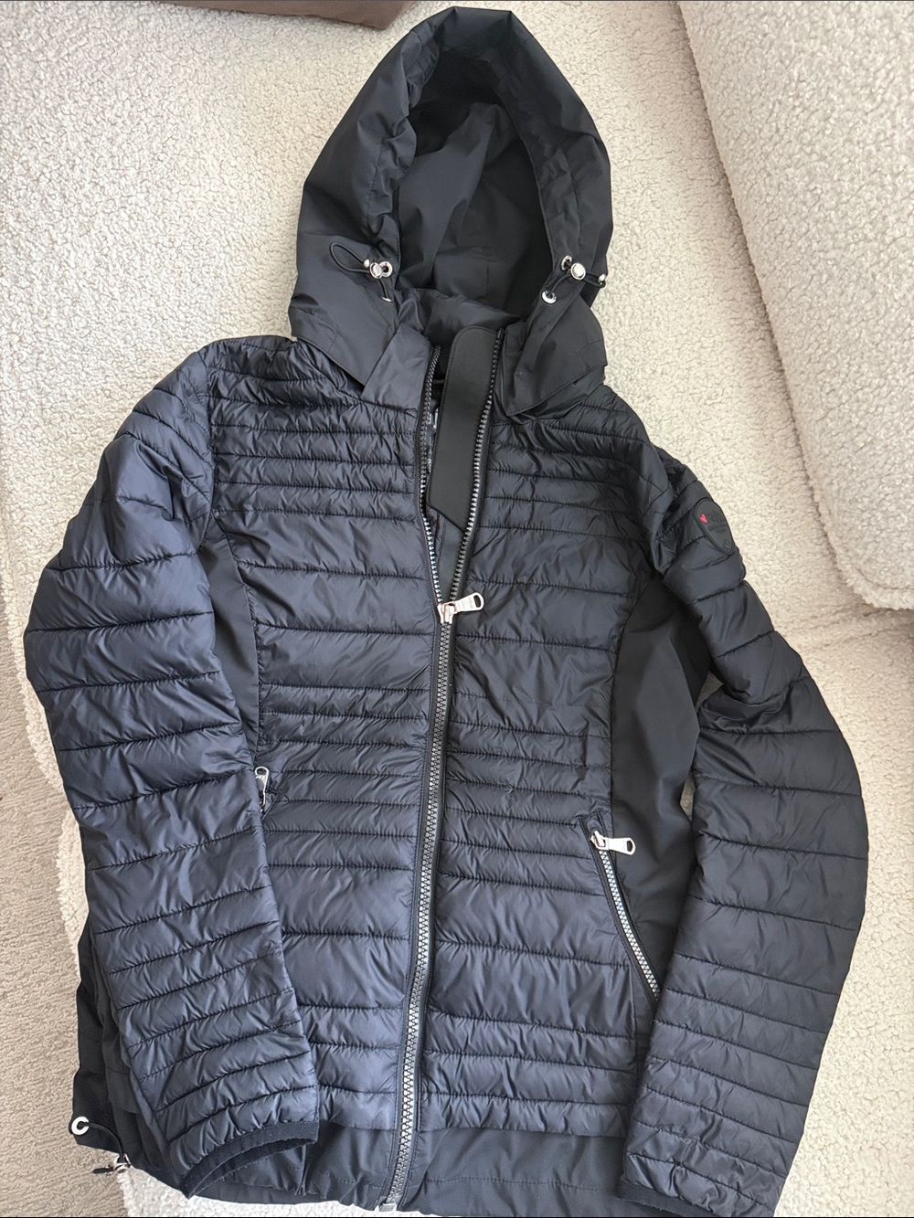 Pajar Makani Channel Quilted Light Weight Mixed Media Jacket